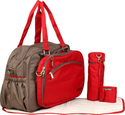 

My Milestones Duo Detach Duo Detach Diaper Bag(Grey/Red)