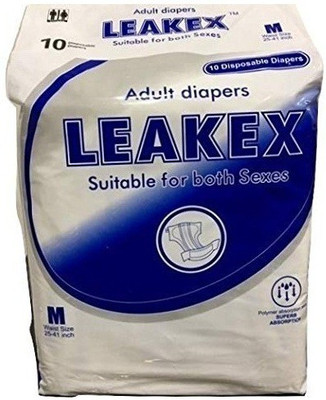 

leakex DIAPER MEDIUM Adult Diapers - M(10 Pieces)