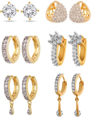 YouBella Stylish Fancy Party Wear Jewellery Alloy Earring Set