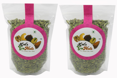 

LET'S GO NUTS Pumpkin Seeds(1000.0 g, Pack of 2)