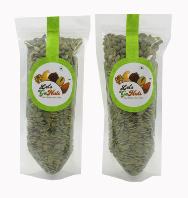 

LET'S GO NUTS Pumpkin Seeds(500.0 g, Pack of 2)