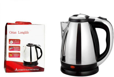 

Ortec Longlife Str Aol Electric Kettle(1.8 L, Silver)