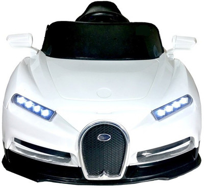 

Gomani Bugatti White Car Battery Operated Ride On(White)