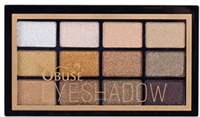 

Obuse Pro Artist 12 Colors Ultra Pigmented Eyeshadow Palette 22 g(Multi)