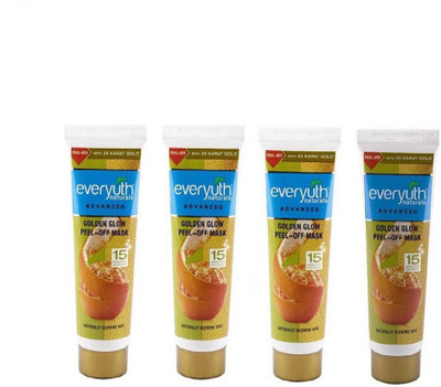 

everyuth NATURALS GOLDEN GLOW PEEL OFF MASK 90GM PACCK OF 4(360 g)
