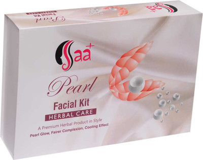 

SSAAPlus Pearl Facial For Beauty & pearl glow,fairer complection,cooling effect Pearl Facial Kit for all type Skin. 400 g