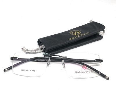 

Hamiltano Winston Rimless Rectangle Frame(53 mm