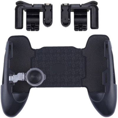 

MobiNok Mobile Game Controller - PUBG / Fortnite / Knives Out Mobile Controller, Non-slip Sensitive Shoot and Aim Triggers for L1R1 And Grip Case Controller Mobile Game Trigger Joystick /aim Buttons L1 R1 Trigger Gaming Accessory Kit(Black, For Android, i
