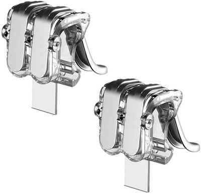 

LIFEMUSIC Metal Mobile Gaming Buttons Trigger Gaming Accessory Kit(Steel, For Android, iOS)