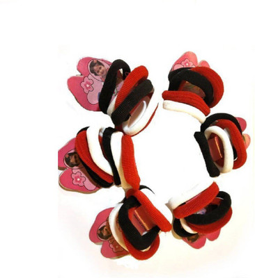 

Preety Soft Colourful Rubber Band - 12 Band Hair Band(Multicolor)