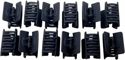 

Preety Hair Clip For Girls And Women - 12 Pcs Hair Clip(Black)