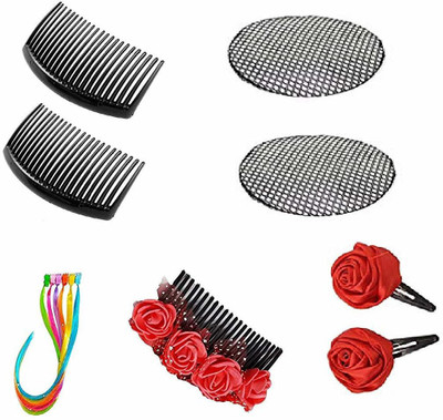 

Chooz Designer Studio mom and Kids Combo Hair Accessories for Womens/Girls/ Hair Clip, Head Band(Multicolor)