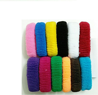 

Preety Soft Colourful Rubber Band - 12 Band Hair Band(Multicolor)