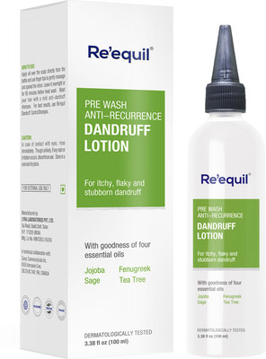 

Re'equil Pre Wash Anti Recurrence Dandruff Lotion(100 ml)