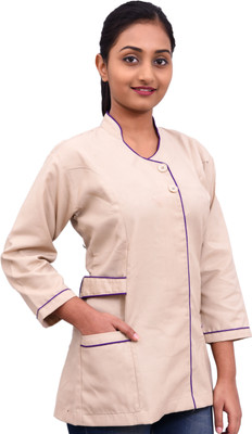 

Ara India Scrub Dress | Women Scrub Suit | Hospital Uniform Shirt, Pant Hospital Scrub(Beige L)