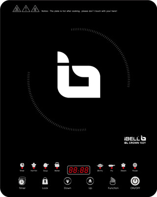 

iBELL IBL CROWN 102 Induction Cooktop(Black, Touch Panel)
