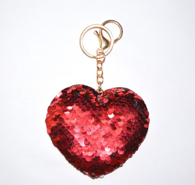 ONRR Collections Cushion Red Heart 9x8cm Key Chain