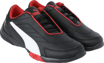 

Puma Boys & Girls Lace Running Shoes(Black, Black- white