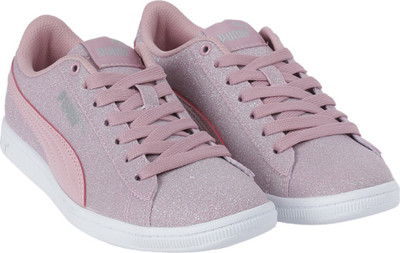 

Puma Girls Lace Sneakers(Pink, Pale pink-pale pink