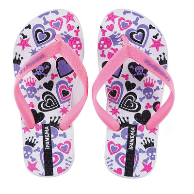 

Ipanema Boys & Girls Slip On Slipper Flip Flop(White, White-pink