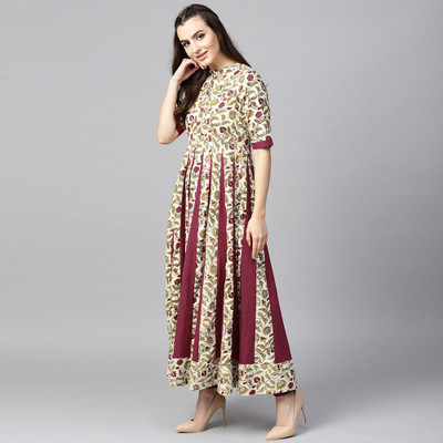 AKS Women Bandhani Anarkali Kurta  Buy AKS Women Bandhani Anarkali Kurta  Online at Best Prices in India  Flipkartcom