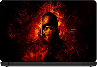 doodad Scorpion fire Premium Vinyl Laptop Decal 15.6