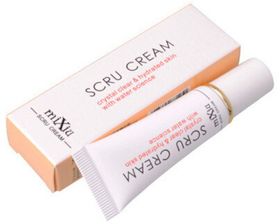 

Mixiu Lip Scrub Cream removes Dry Skin Dead cells to expose Baby pink Lips(Clear)