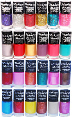 

Makeup Mania Exclusive Nail Polish Set of 24 Pcs. MM-NP-92-94 Multicolor(Pack of 24)