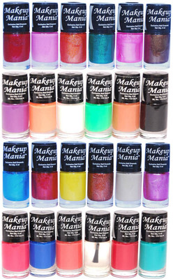 Makeup Mania Exclusive Nail Polish Set of 24 Pcs. MM-NP-93-94 Multicolor(Pack of 24)