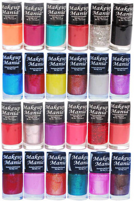 

Makeup Mania Exclusive Nail Polish Set of 24 Pcs. MM-NP-86-94 Multicolor(Pack of 24)