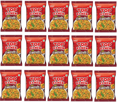 

Top Ramen Yummy Masala (Pack of 15) Instant Noodles 1050 g(Vegetarian, Pack of 15)