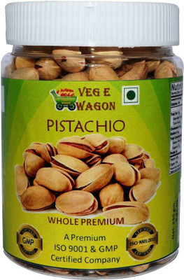 

Veg E Wagon Premium Salted Jumbo Pista 250 gm. in Pet Jar Pistachios(250 g, Plastic Bottle)
