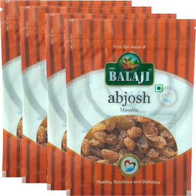

Balaji Abjosh munkka Regular 200 Pack Of 4 Raisins(800 g, Pouch)