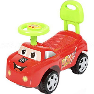 

INDMART Ride on car with Music | Push Car Ride on Toy Suitable Kids for 3 to 8 Years - Red Car Non Battery Operated Ride On (Red)(Red)