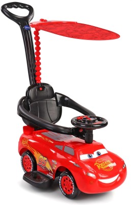 DISNEY McQueen Ride-On Push Car | McQueen Car Shape | Imported Premium Quality | Red & Black Colour Car Battery Operated Ride On(Red, Black)