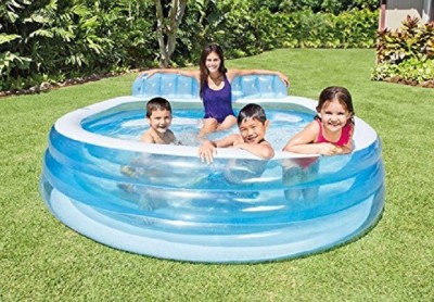 

crazy toys Intex Swim Centre Family Lounge Pool(Multicolor)