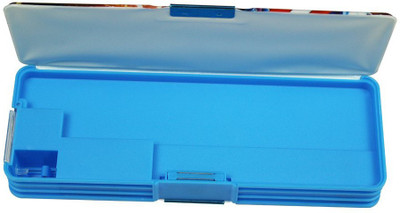 

Aero Captain America Avenger Collection Art Plastic Pencil Box(Set of 1, Blue)