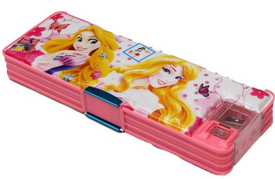 

Aero Disney Princess With In-Built Lamp Art Plastic Pencil Box(Set of 1, Pink)
