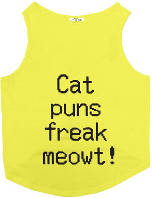 

Ruse T-shirt for Cat(Yellow