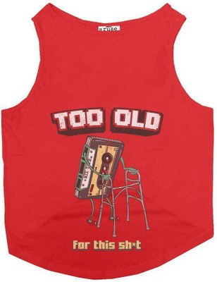 

Ruse T-shirt for Cat(Poppy Red