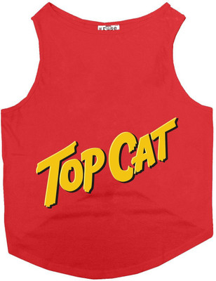 

Ruse T-shirt for Cat(Poppy Red
