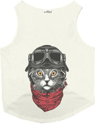 

Ruse T-shirt for Cat(Ecru, White