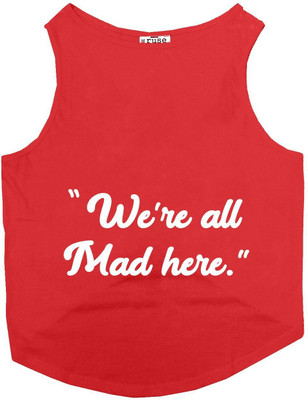

Ruse T-shirt for Cat(Poppy Red