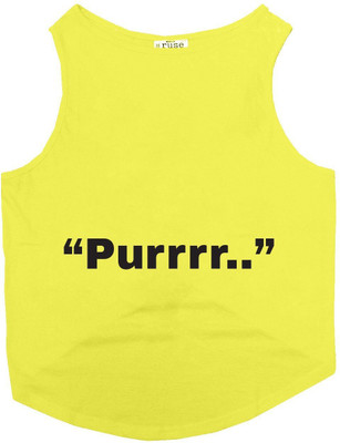 

Ruse T-shirt for Cat(Yellow