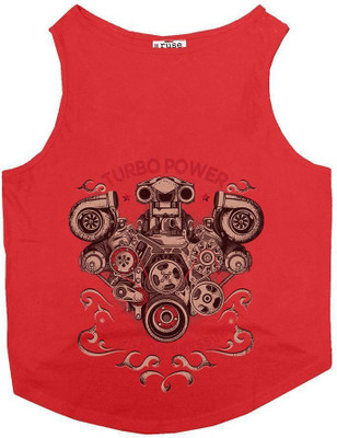 

Ruse T-shirt for Cat(Poppy Red