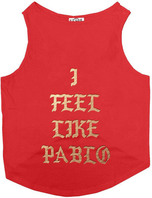 

Ruse T-shirt for Cat(Poppy Red