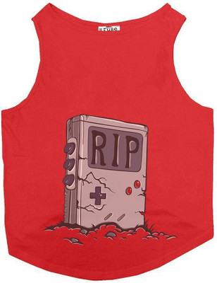 

Ruse T-shirt for Cat(Poppy Red
