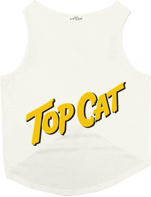 

Ruse T-shirt for Cat(Ecru, White