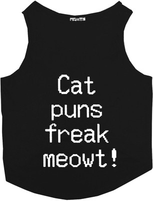 

Ruse T-shirt for Cat(Black