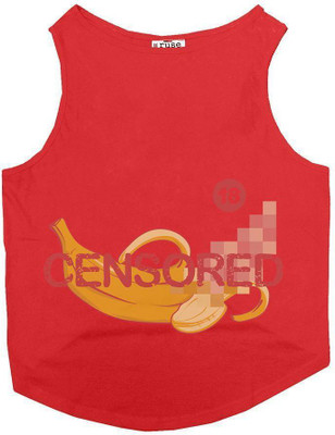 

Ruse T-shirt for Cat(Poppy Red